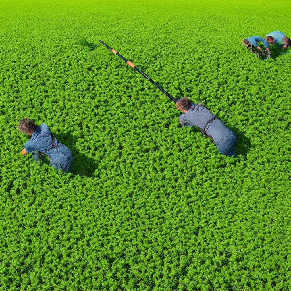 Alternatywne metody walki z chwastami w trawniku