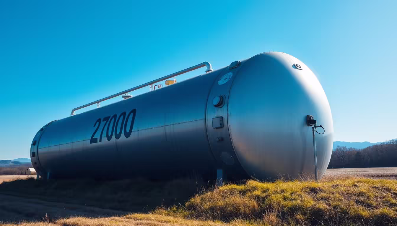 Zbiornik na gaz 2700 – sprawdź, na ile starcza.